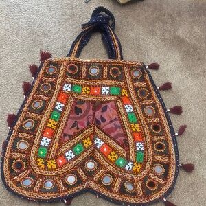 Multicolor Embroidered Women's Bag